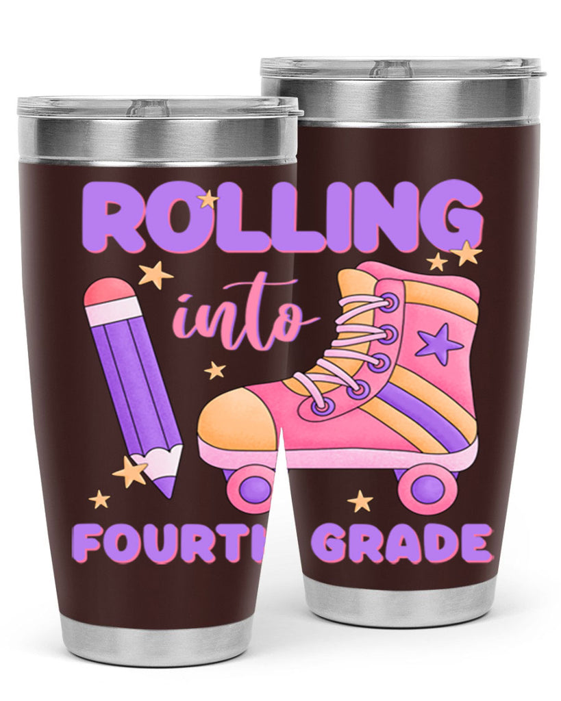 Rolling into 4th Grade 25#- 4th  grade- Tumbler