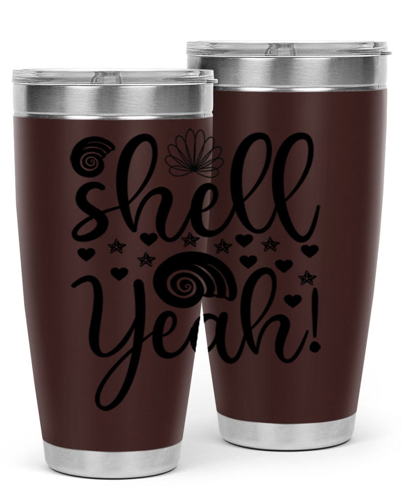 SHELL YEAH design 598#- mermaid- Tumbler