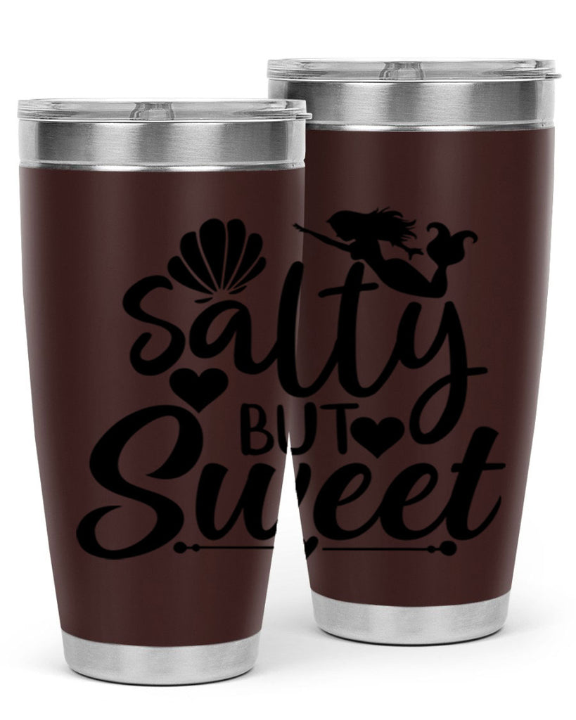 Salty But Sweet 564#- mermaid- Tumbler