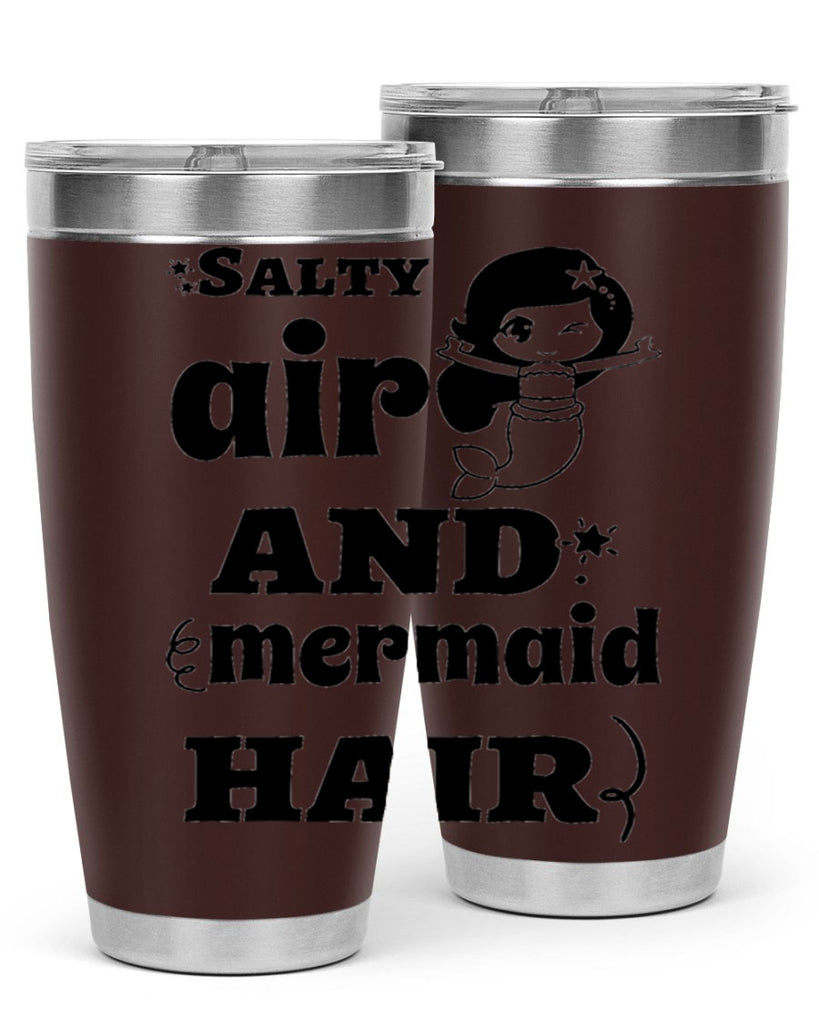 Salty air and mermaid hair 567#- mermaid- Tumbler