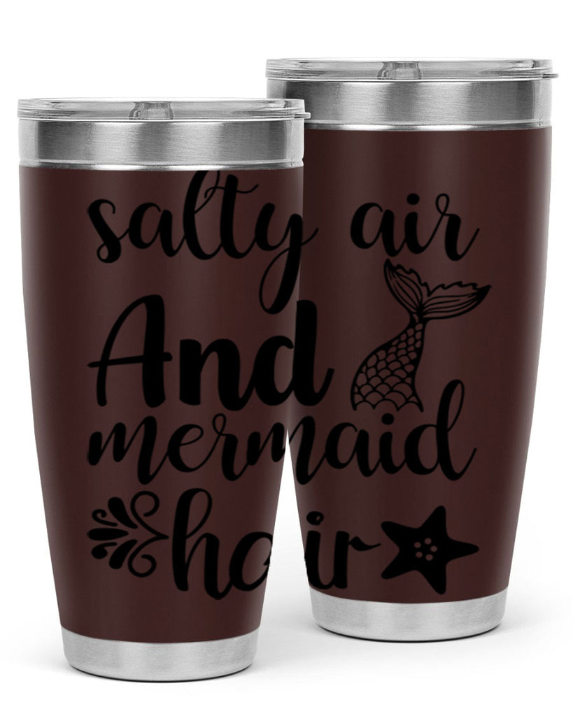 Salty air and mermaid hair 568#- mermaid- Tumbler