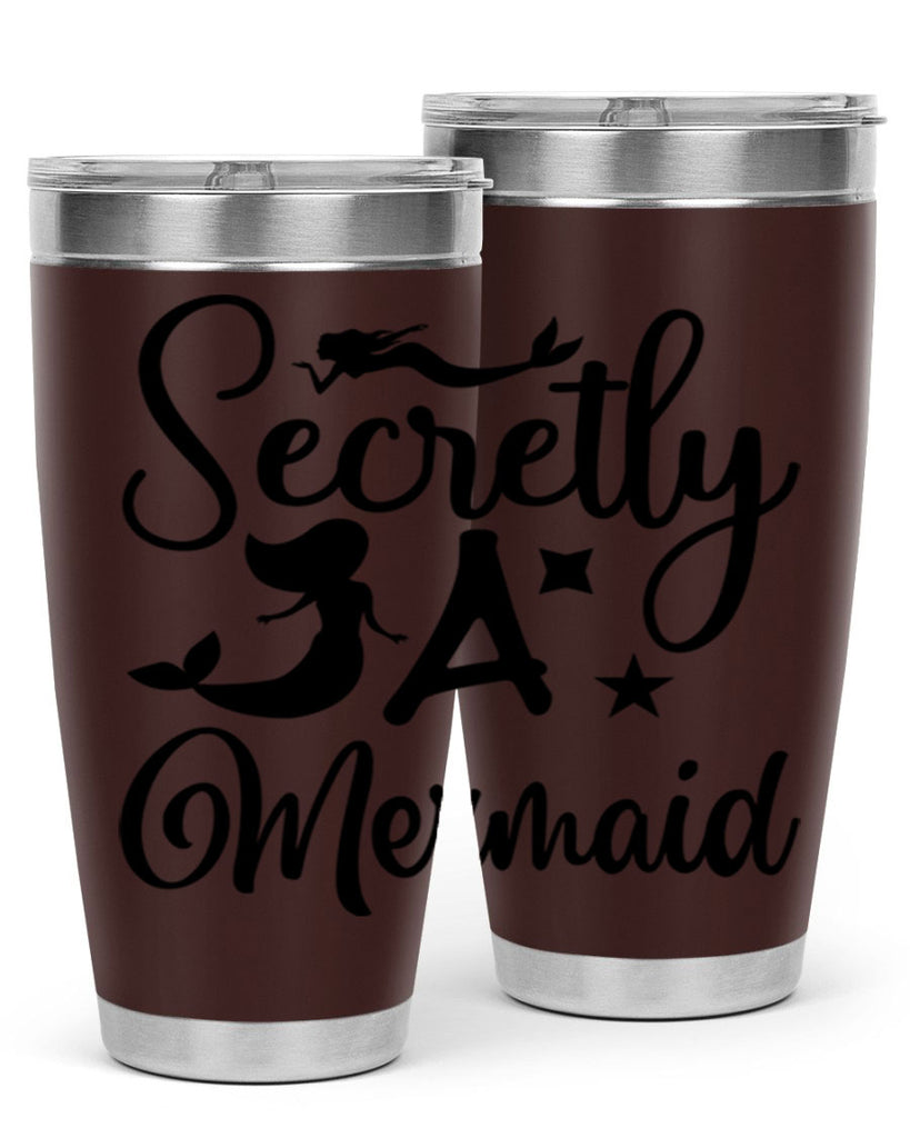 Secretly a mermaid 580#- mermaid- Tumbler