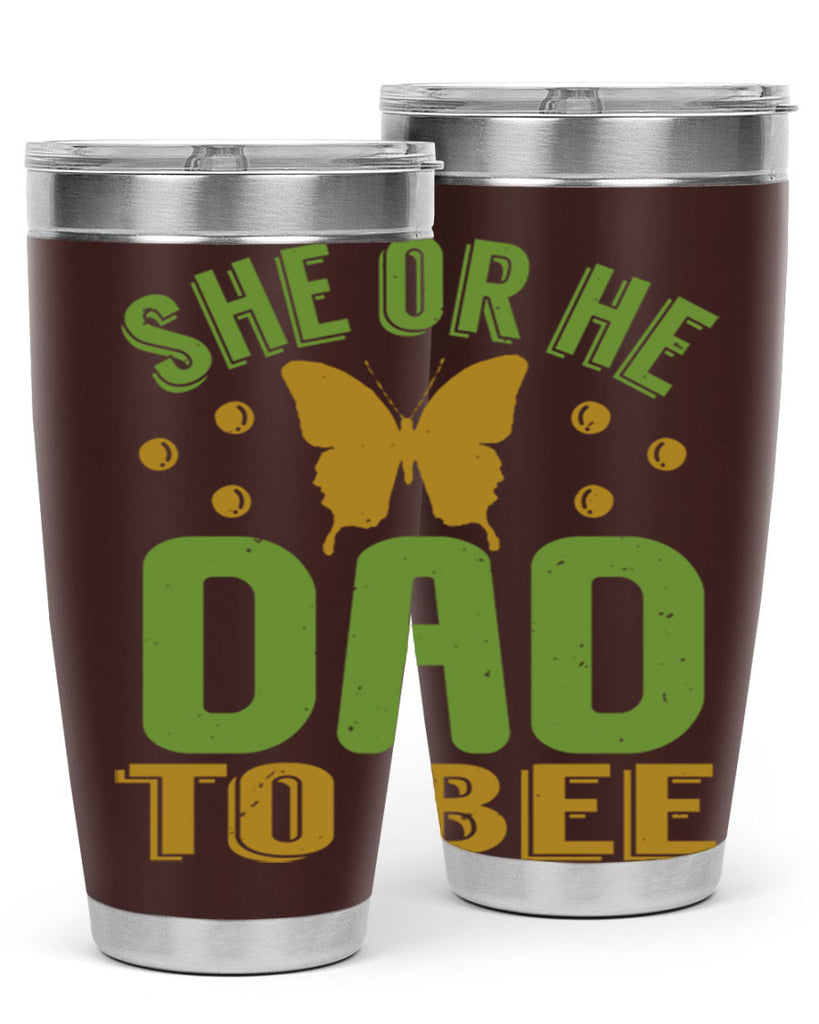 She or He Dad to bee Style 172#- baby- tumbler