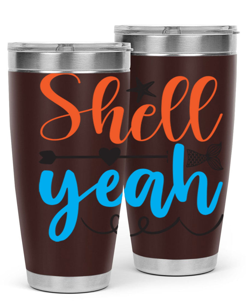 Shell Yeah 594#- mermaid- Tumbler