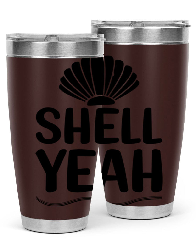 Shell yeah 597#- mermaid- Tumbler