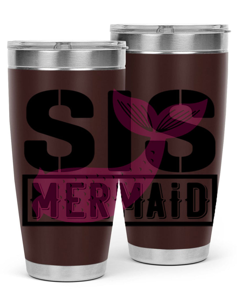 Sis mermaid 599#- mermaid- Tumbler