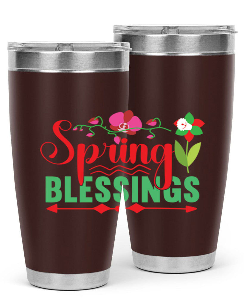 Spring Blessings 418#- spring- Tumbler