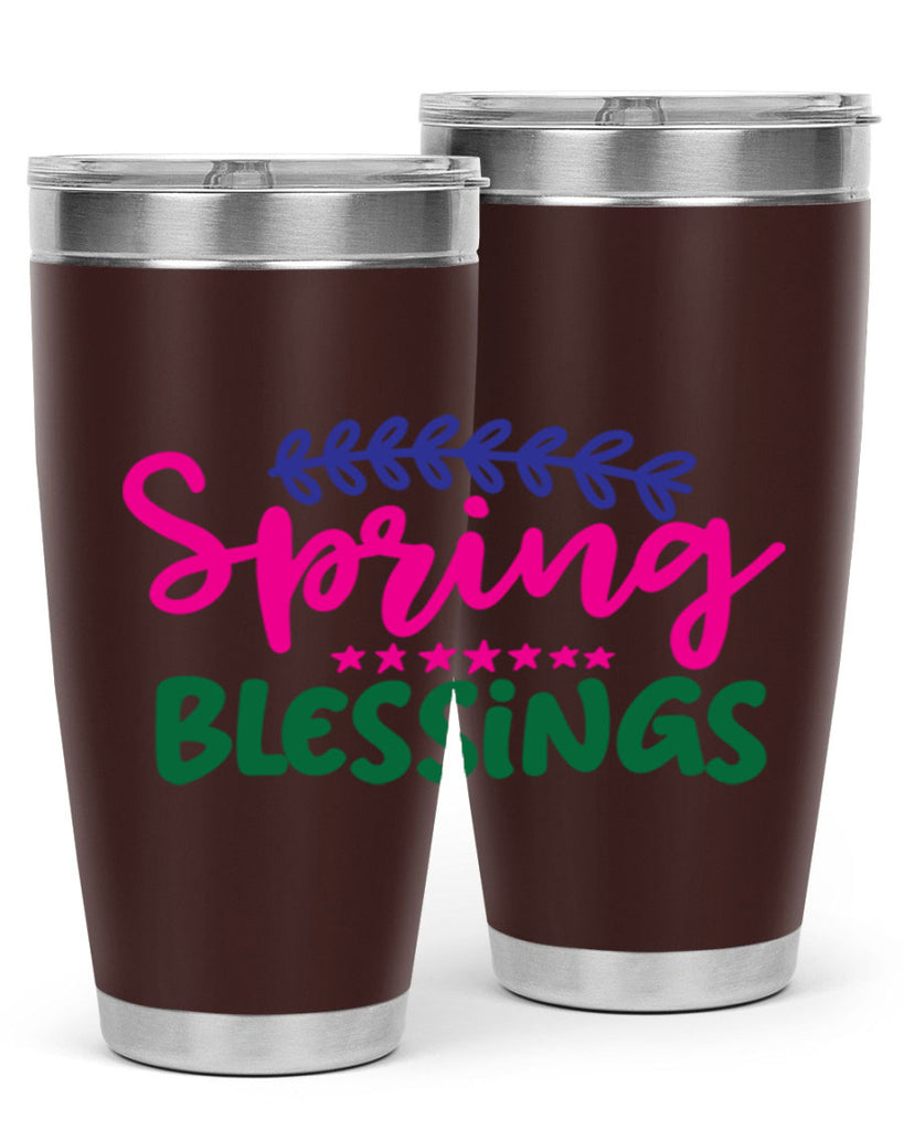 Spring Blessings 419#- spring- Tumbler