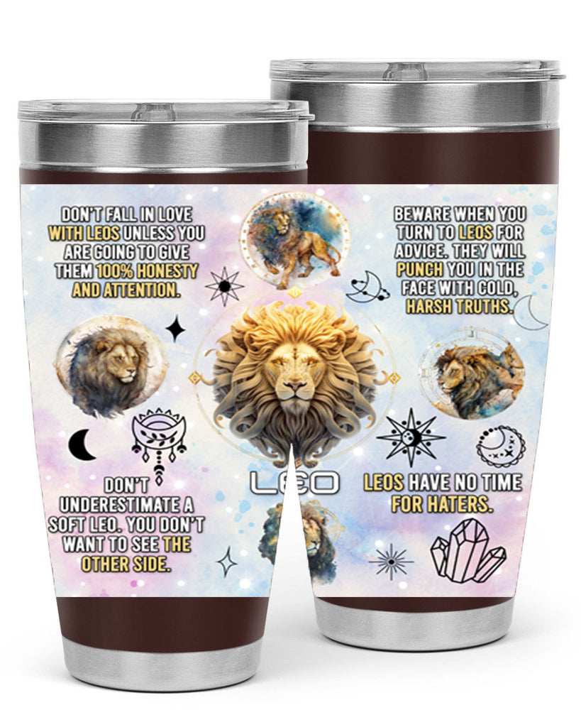 StraightLeo 473#- zodiac- Tumbler