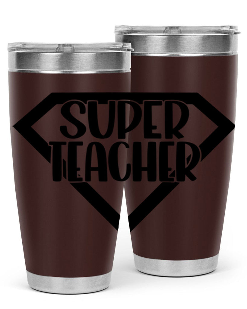 Super Teacher Style 55#- teacher- tumbler