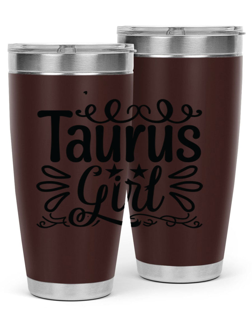 Taurus girl 497#- zodiac- Tumbler