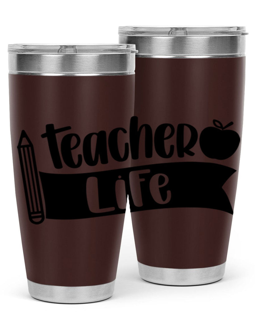 Teacher Life Style 52#- teacher- tumbler