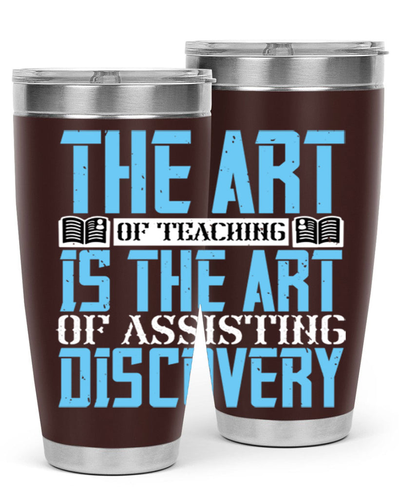 The art of teaching is the art of assisting discovery Style 15#- coaching- tumbler