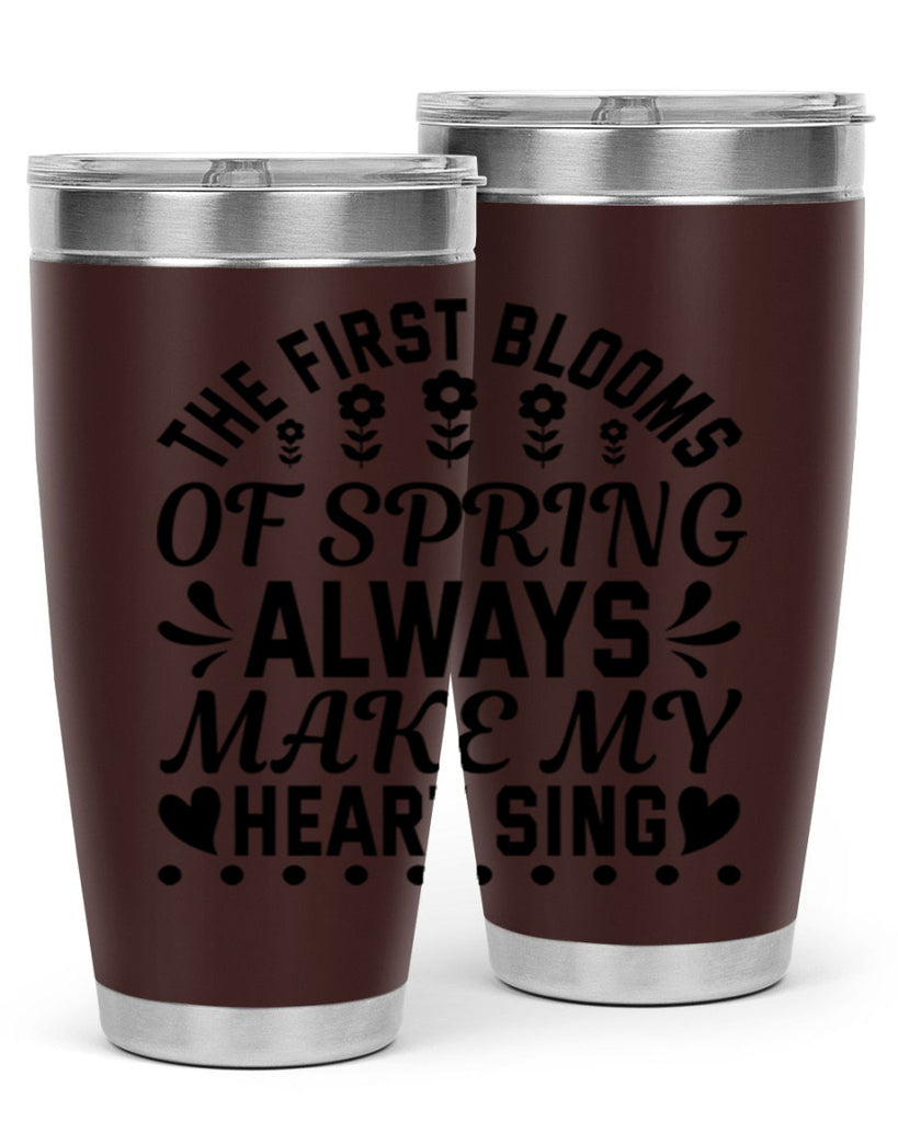 The first blooms of spring 549#- spring- Tumbler