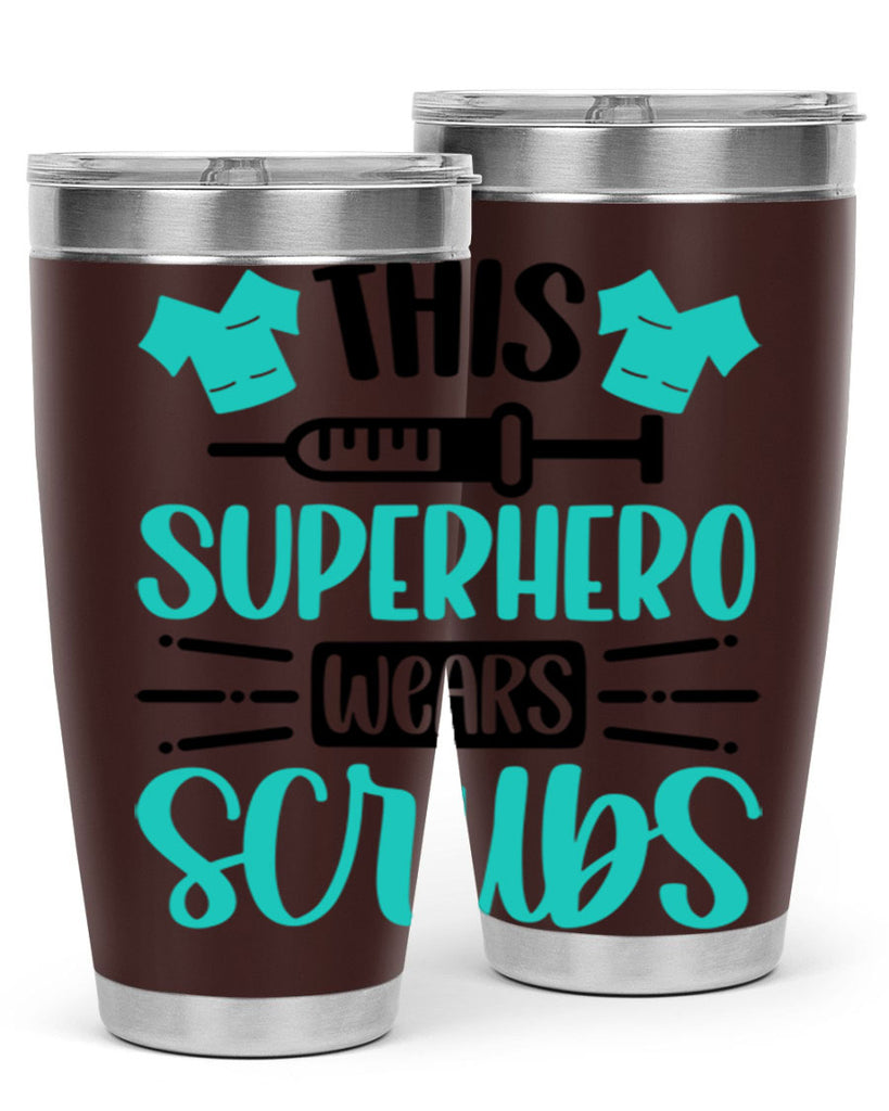 This Superhero Wears Style Style 18#- nurse- tumbler