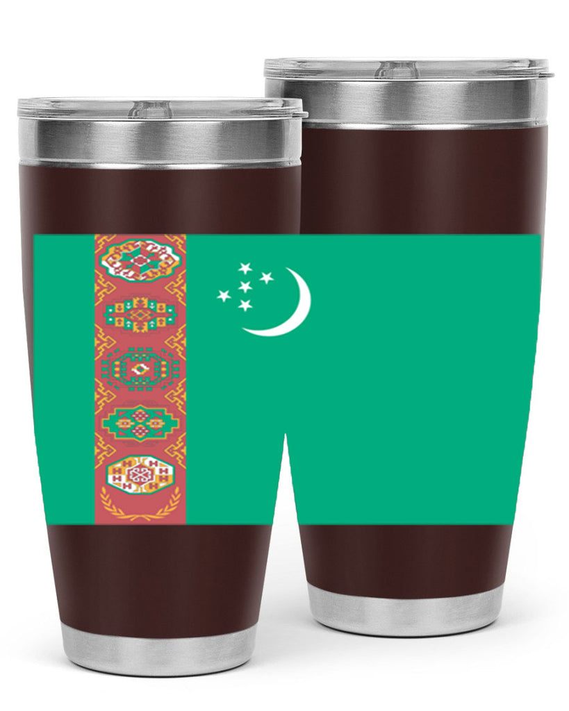 Turkmenistan 16#- world flags- Tumbler