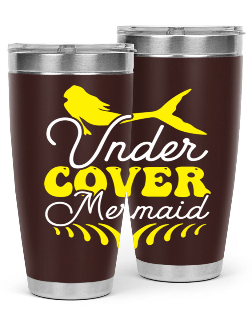 Under Cover Mermaid 637#- mermaid- Tumbler