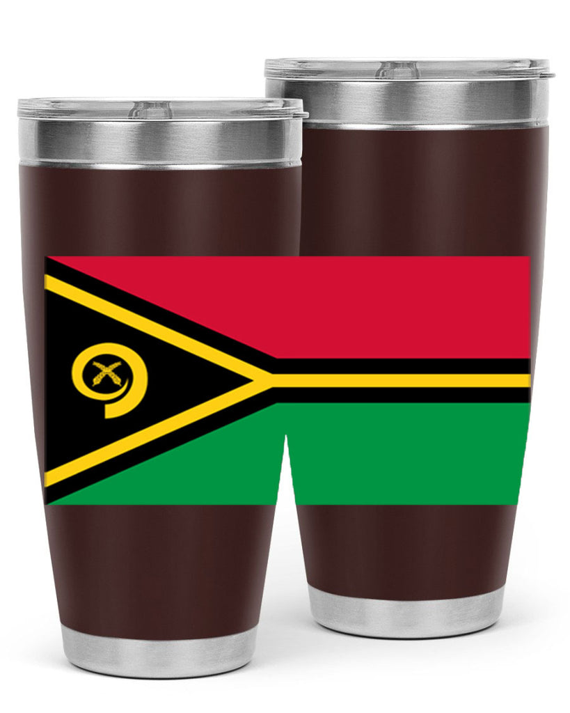 Vanuatu 7#- world flags- Tumbler