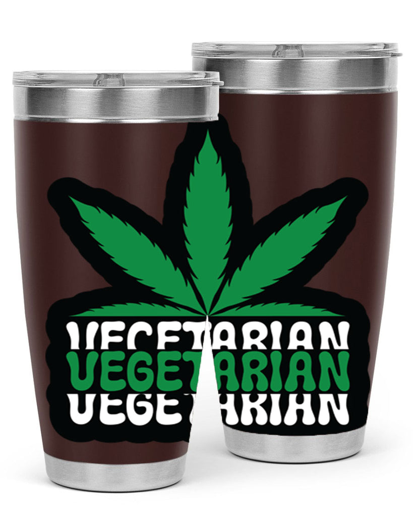 Vegetarian 271#- marijuana- Tumbler