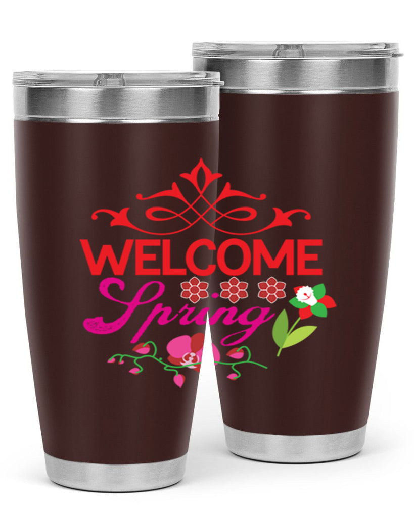 Welcome Spring 580#- spring- Tumbler