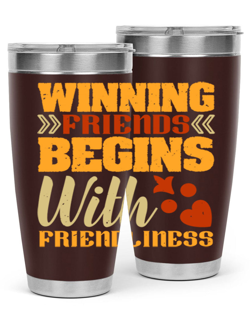 Winning friends begins with friendliness Style 25#- Best Friend- Tumbler