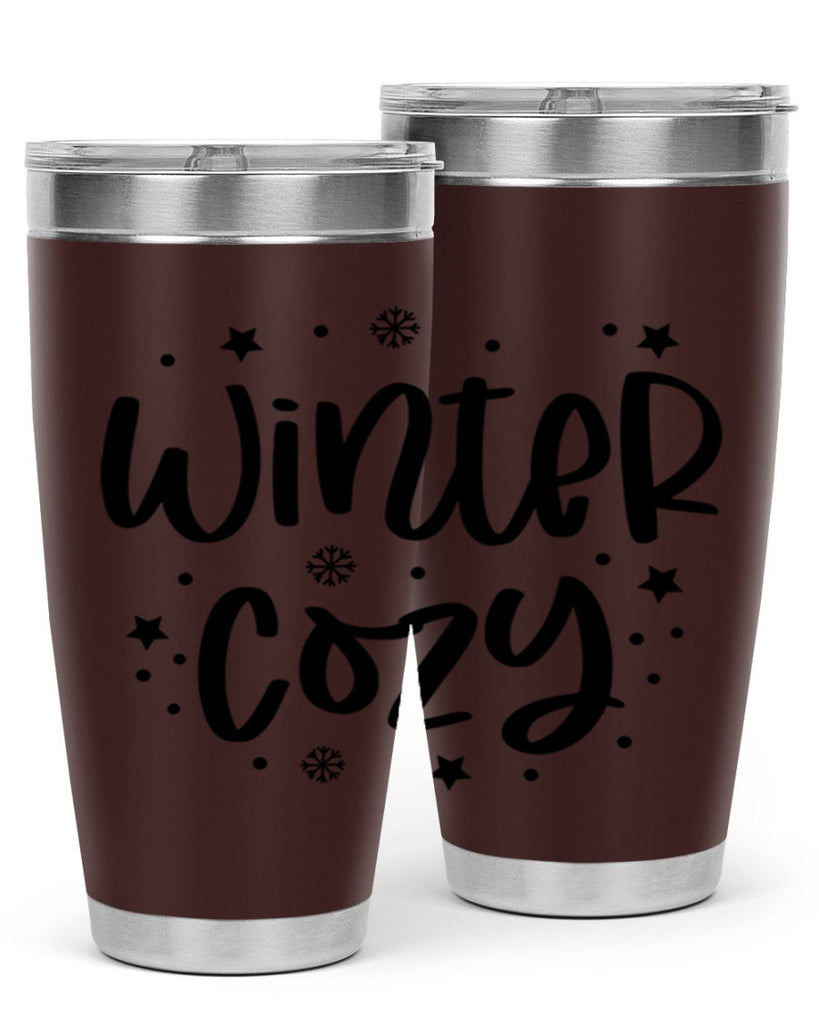 Winter Cozy498#- winter- Tumbler