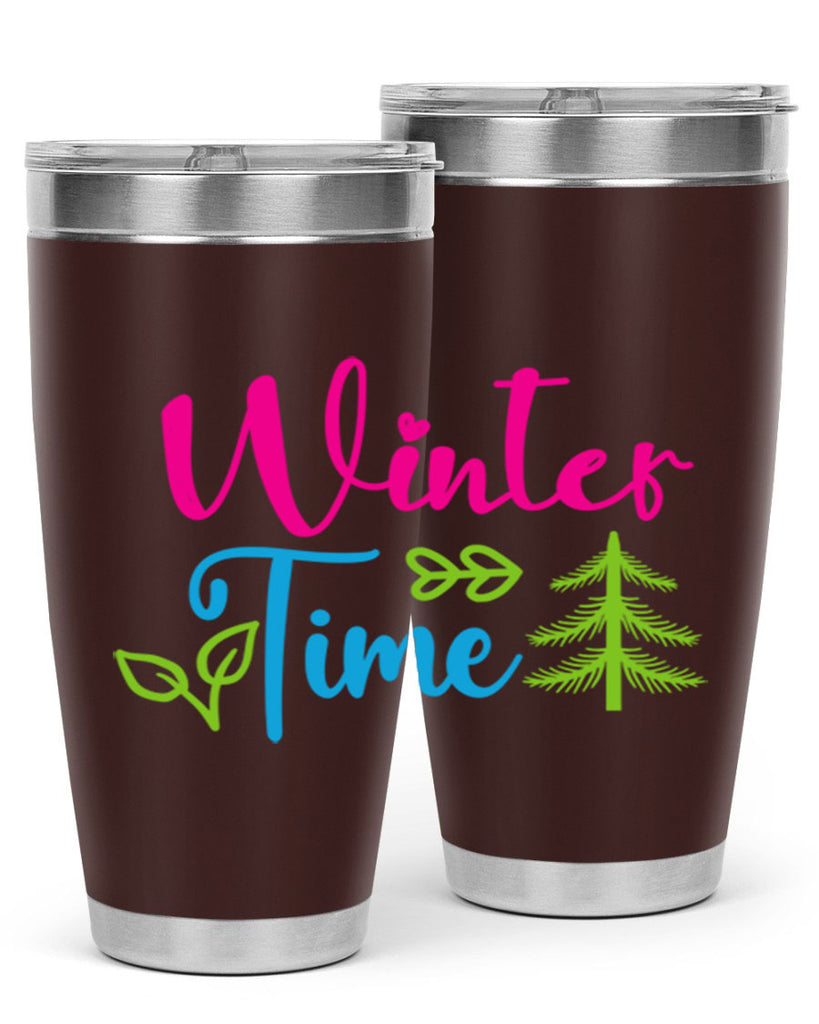 Winter Time 528#- winter- Tumbler