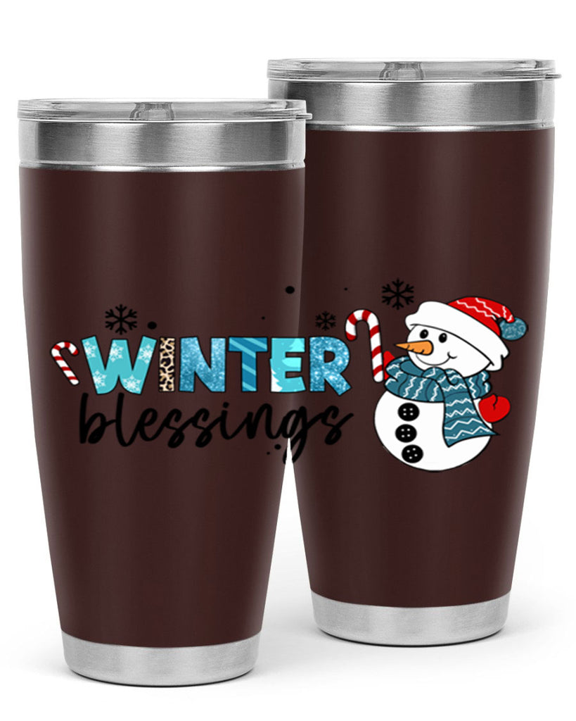 Winter blessings 570#- winter- Tumbler