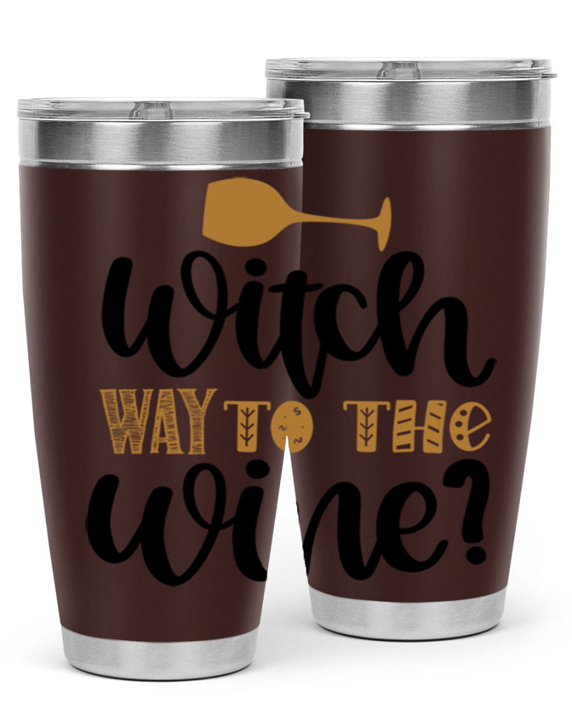 Witch Way to the Wine 651#- fall- Tumbler