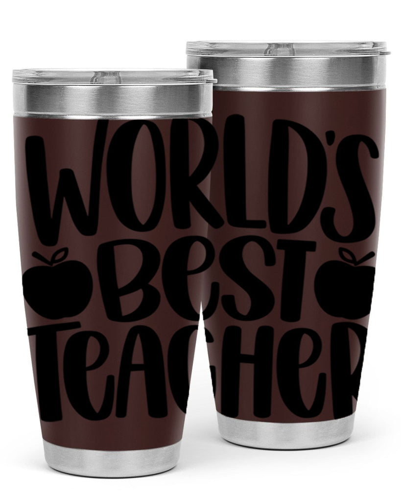 Worlds Best Teacher Style 28#- teacher- tumbler