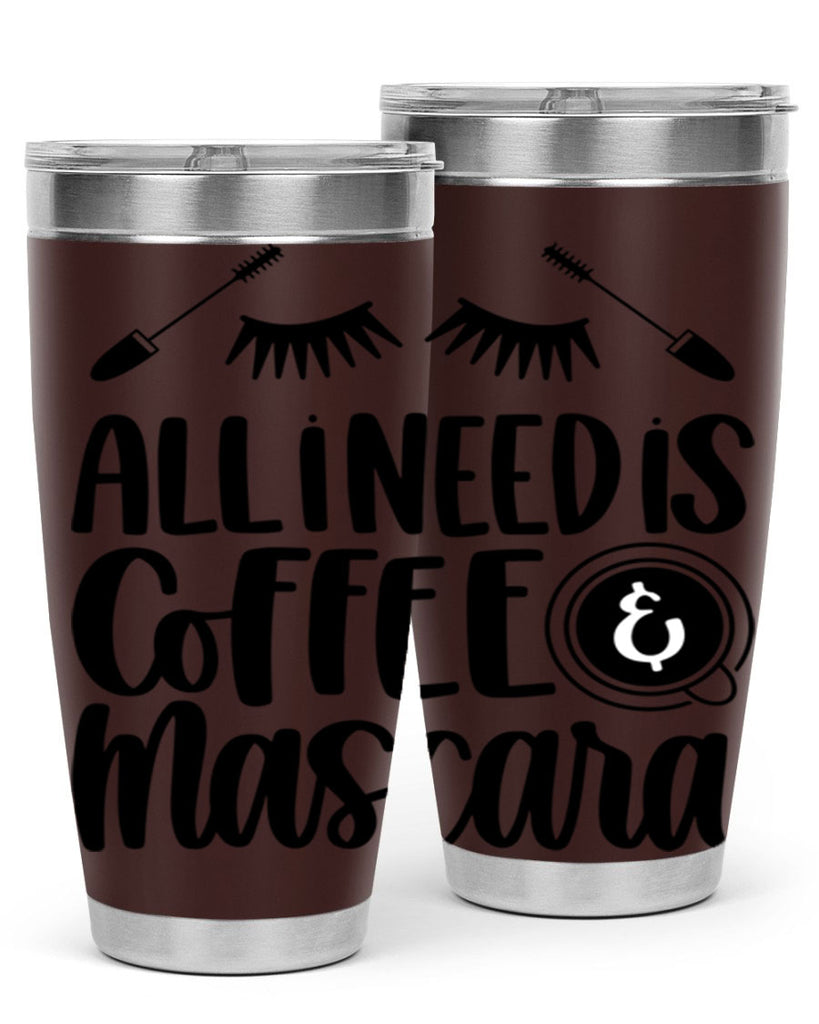 all i need is coffee mascara 189#- coffee- Tumbler