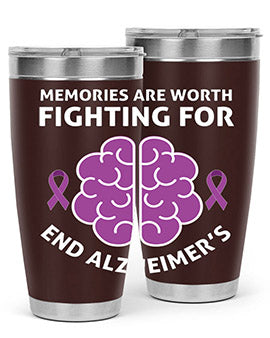 alzheimers awareness style 34#- alzheimers- Tumbler