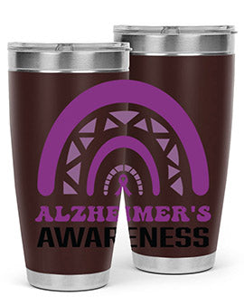 alzheimers awareness style 42#- alzheimers- Tumbler