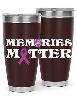 alzheimers awareness style 52#- alzheimers- Tumbler