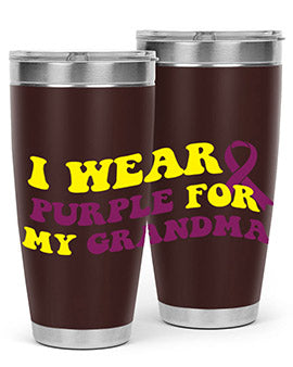 alzheimers awareness style 62#- alzheimers- Tumbler