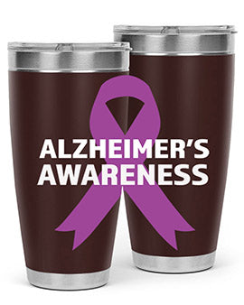 alzheimers awareness style 78#- alzheimers- Tumbler