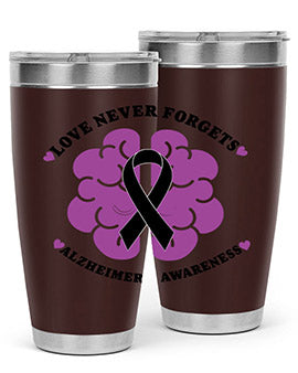 alzheimers awareness style 95#- alzheimers- Tumbler