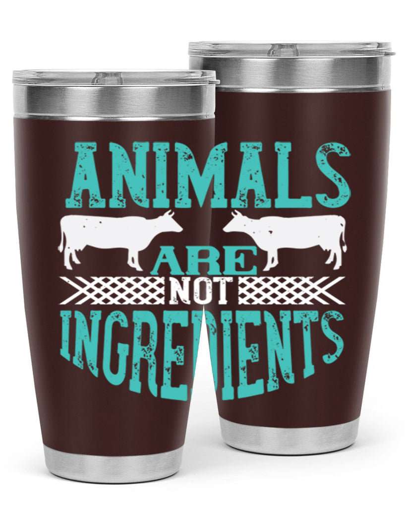 animals are not ingredients 103#- vegan- Tumbler