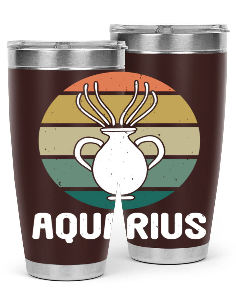 aquarius 78#- zodiac- Tumbler