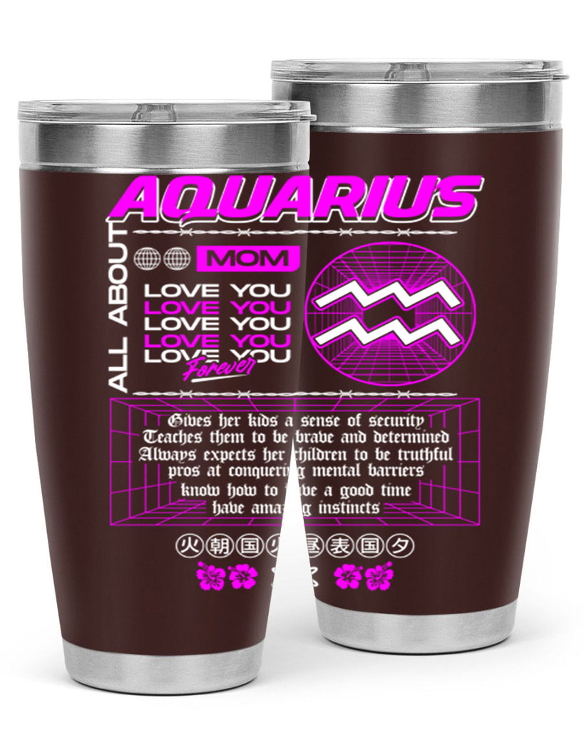 aquarius 86#- zodiac- Tumbler