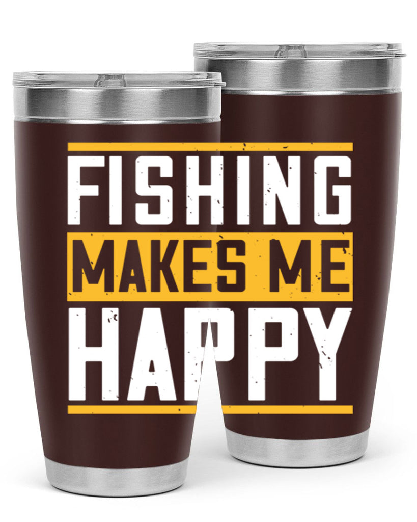 be happy and go for fishing 267#- fishing- Tumbler