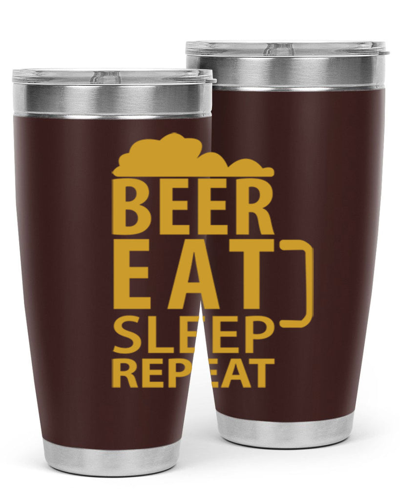 beer eat sleep 109#- beer- Tumbler