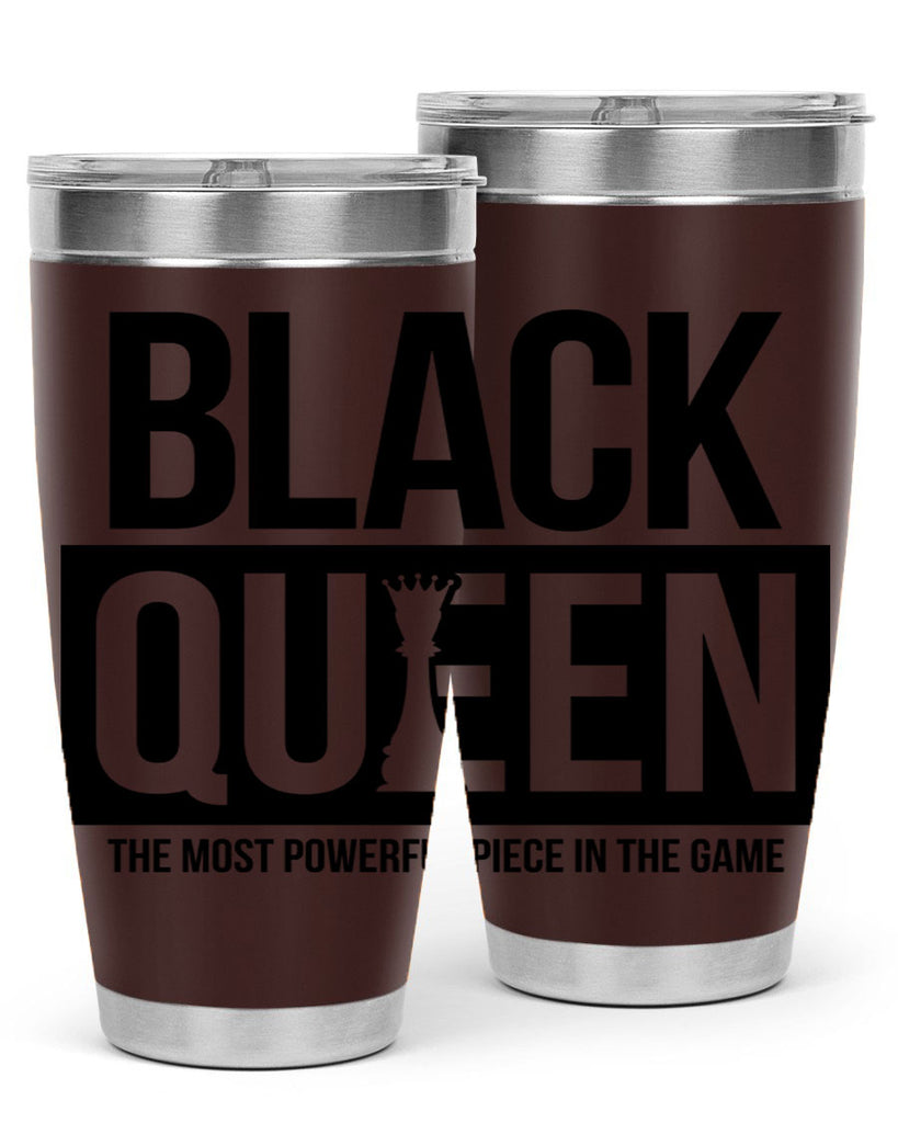 black queen chess 224#- black words phrases- Cotton Tank