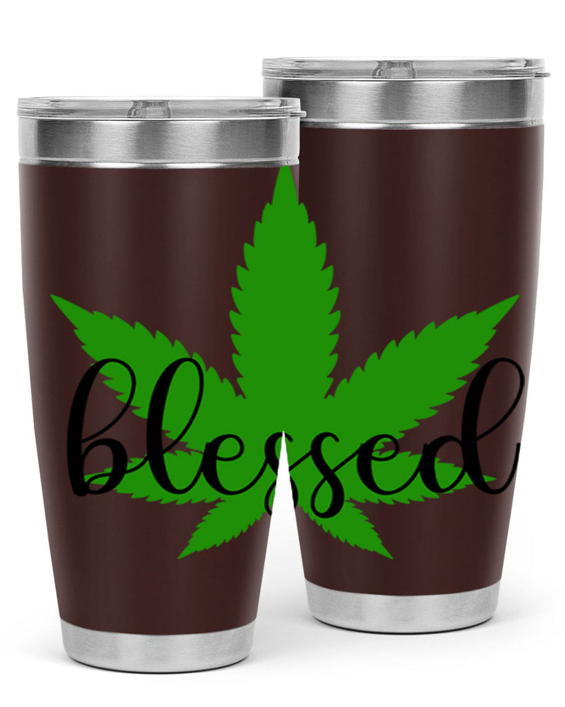 blessed 17#- marijuana- Tumbler