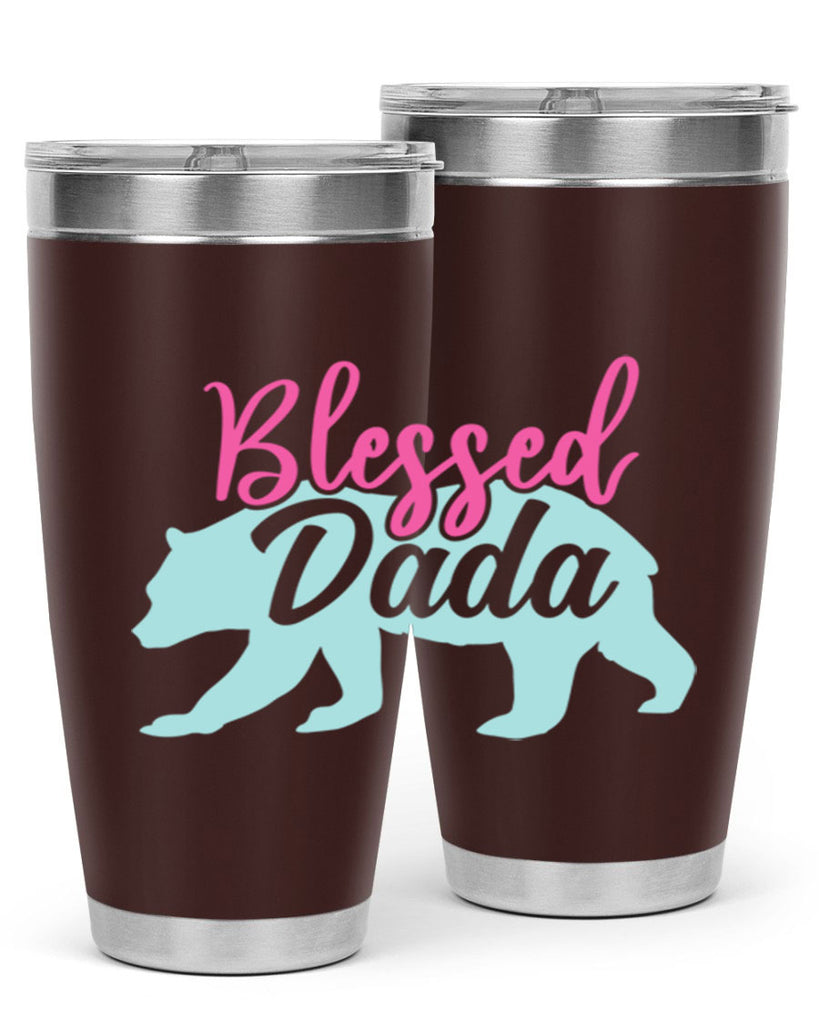 blessed dada 35#- dad- Tumbler