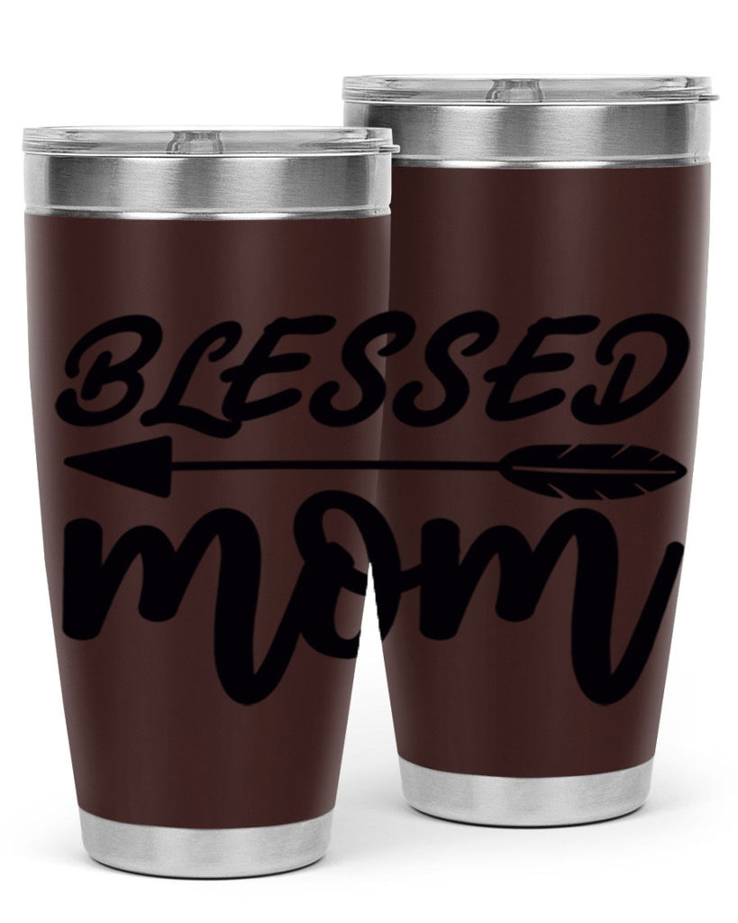 blessed mom 270#- mom- Tumbler