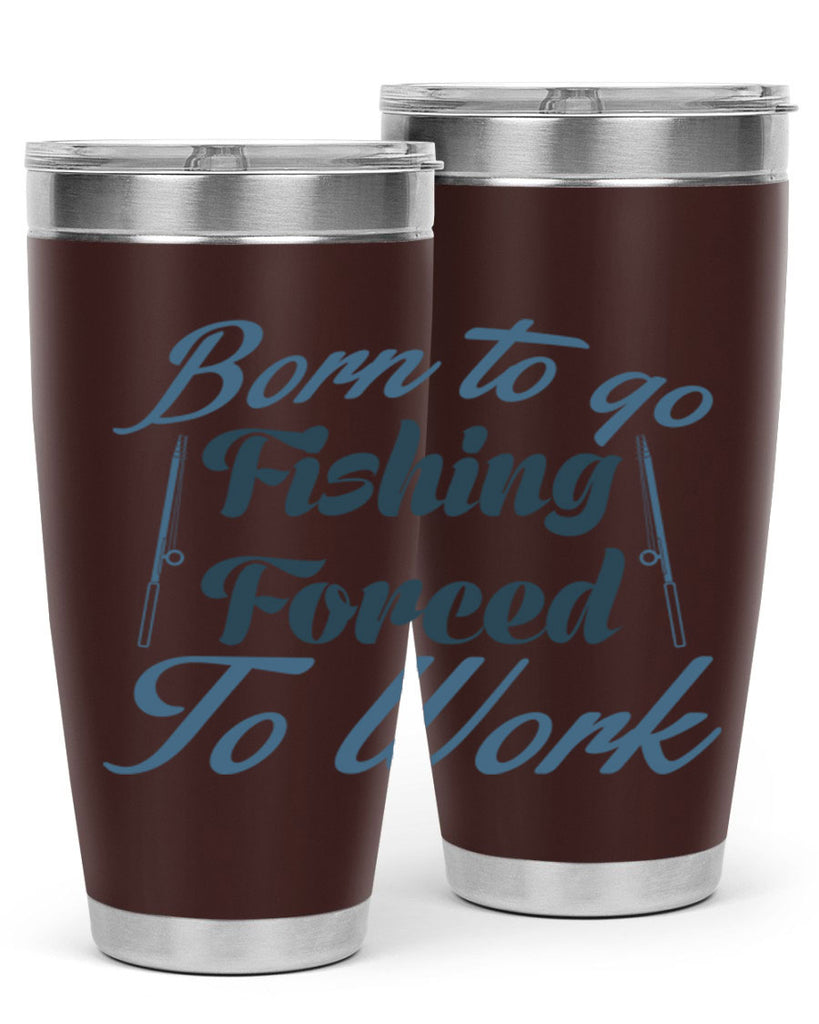 born to go fishing 177#- fishing- Tumbler