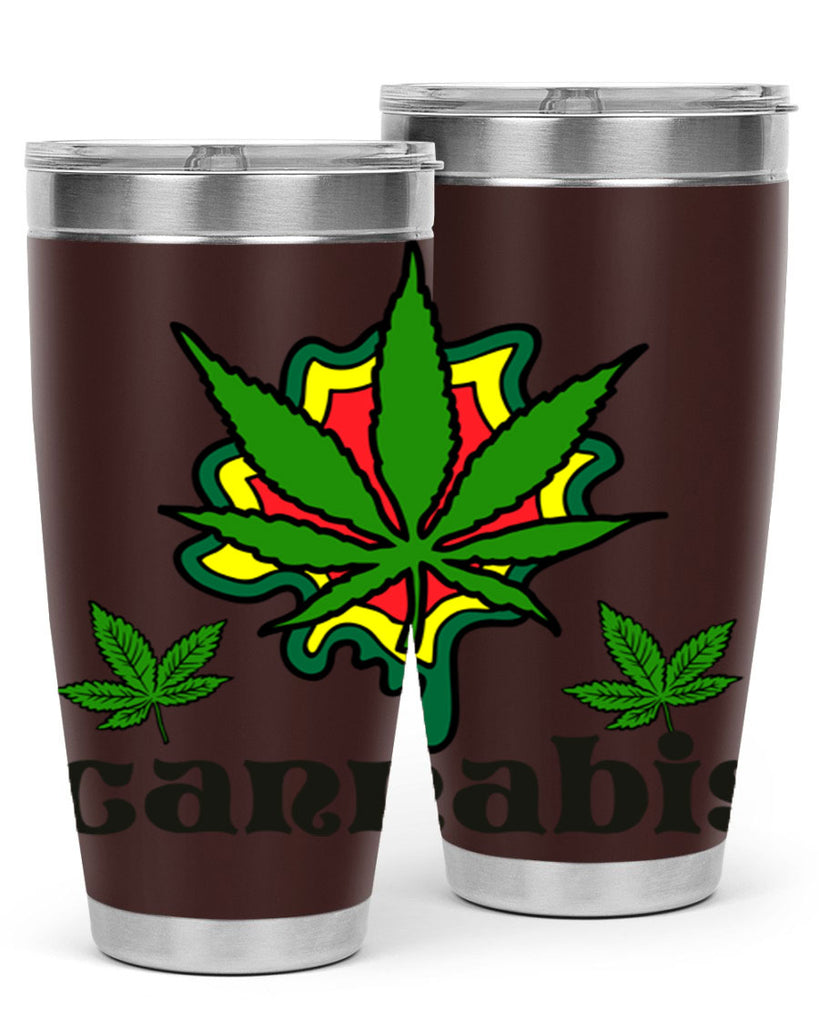 cannabis a 39#- marijuana- Tumbler