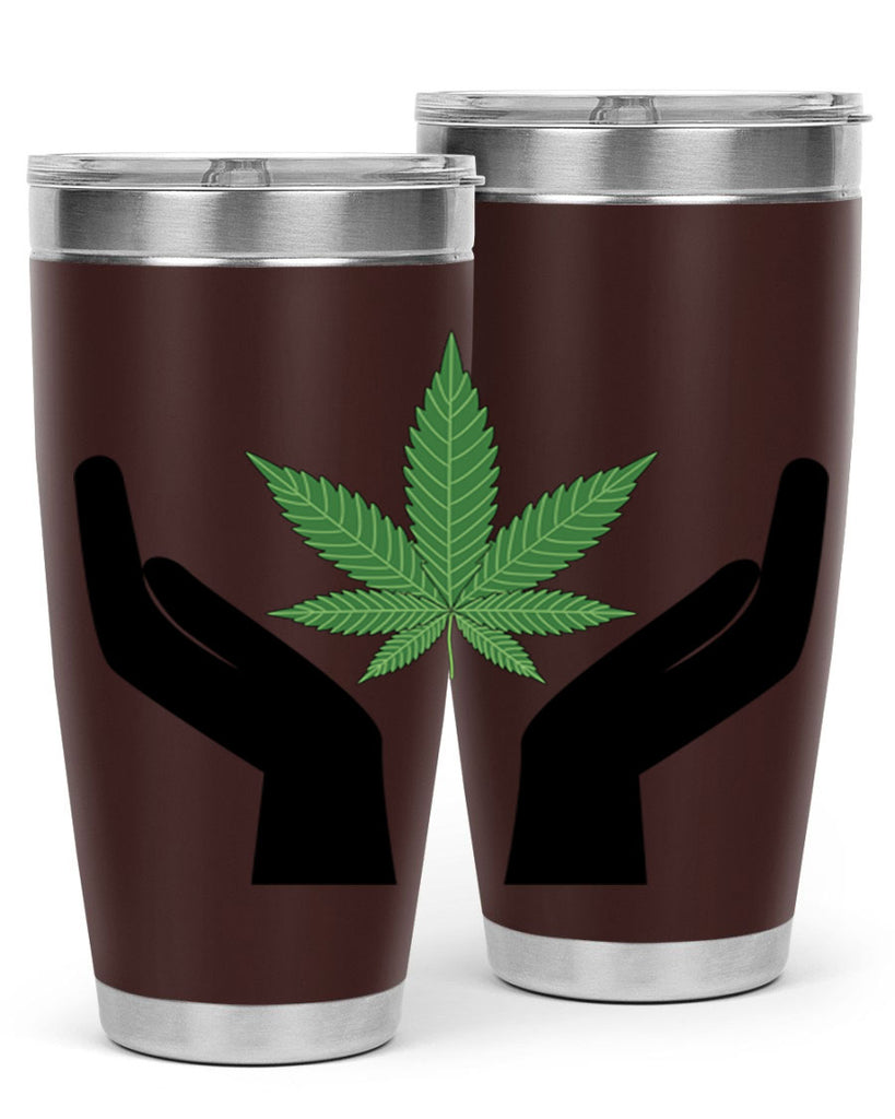 cannabis hands 44#- marijuana- Tumbler