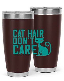 cat hair dont care Style 30#- cat- Tumbler